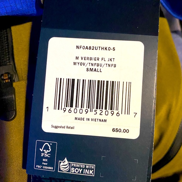 The North Face Verbier Summit Series Jacket (Small) Futurelight Ski Shell NWT - Picture 7 of 9